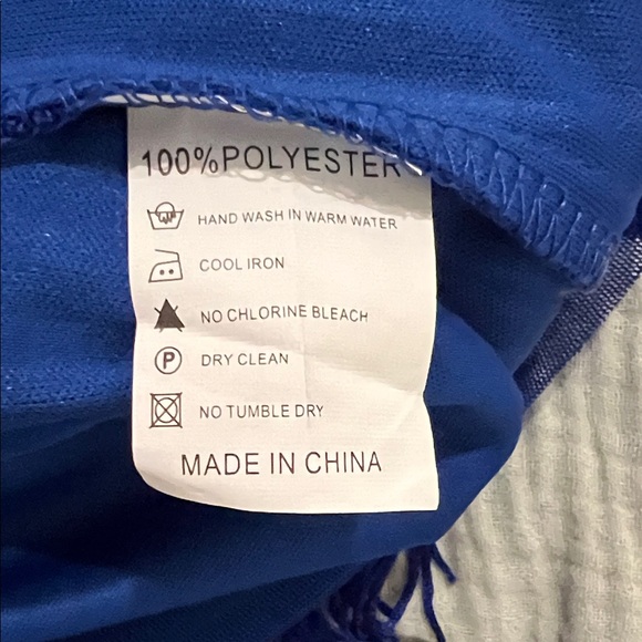 Blue Beaded Dress - Picture 7 of 7